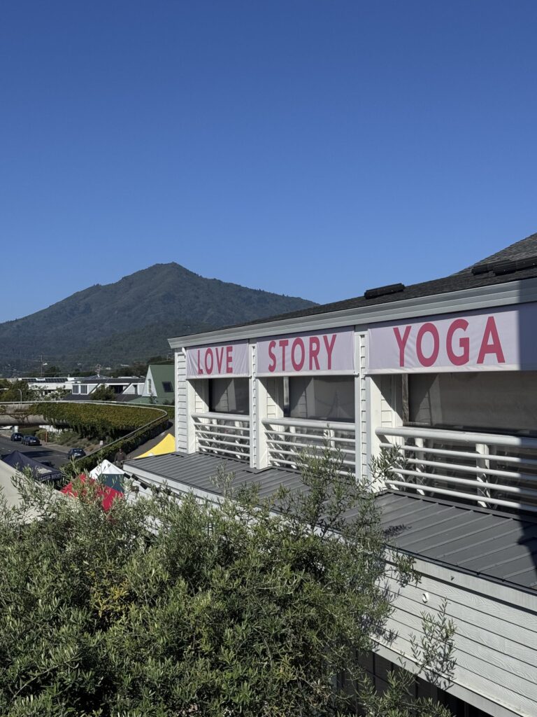 A view of Mt. Tamalpais from the Marin Country Mart