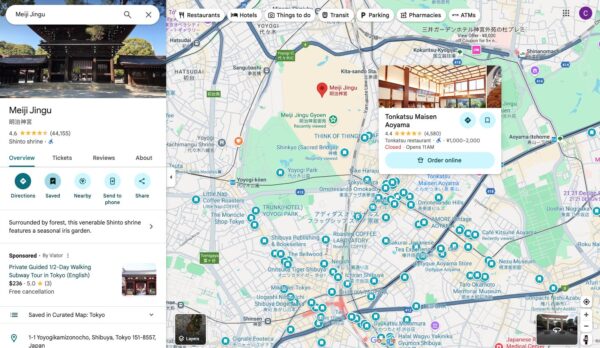 A curated map of Tokyo, easily accessible in Google Maps