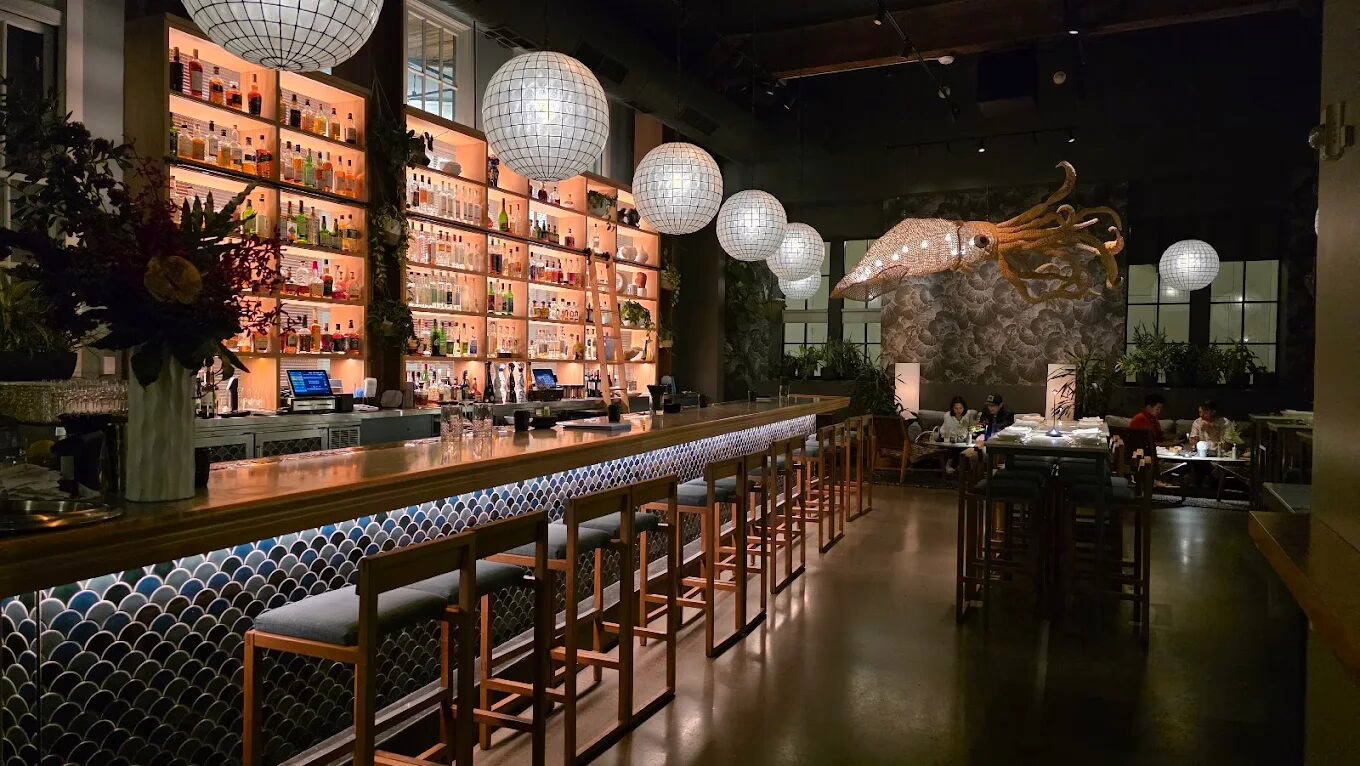 Interior of La Mar Cebicheria in San Francisco